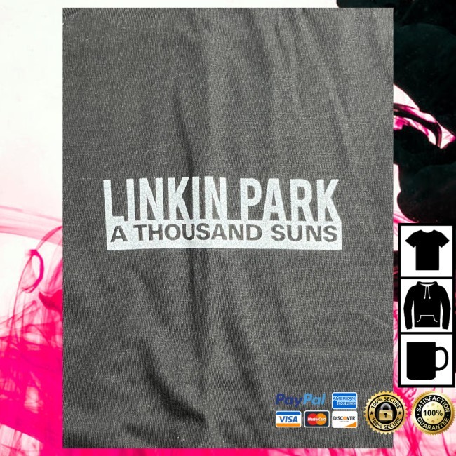 Official Linkin Park Merch - A Thousand Suns Album Tee Shirt - Linkin Park Merch