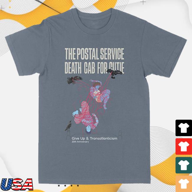 Official The Postal Service Merch Tps Dcfc Death Cab For Cutie Tangled T Shirt Thepostalservice Store Shop