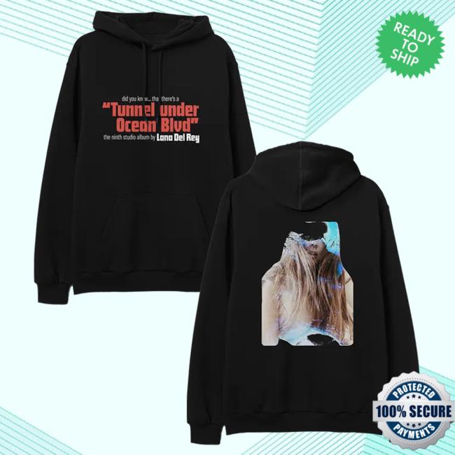 Official Spotify Capsule Store Merch Lana Del Rey Under Ocean Blvd Sweatshirt In BlackSpotifyCapsuleStore LanaDelRey Shop