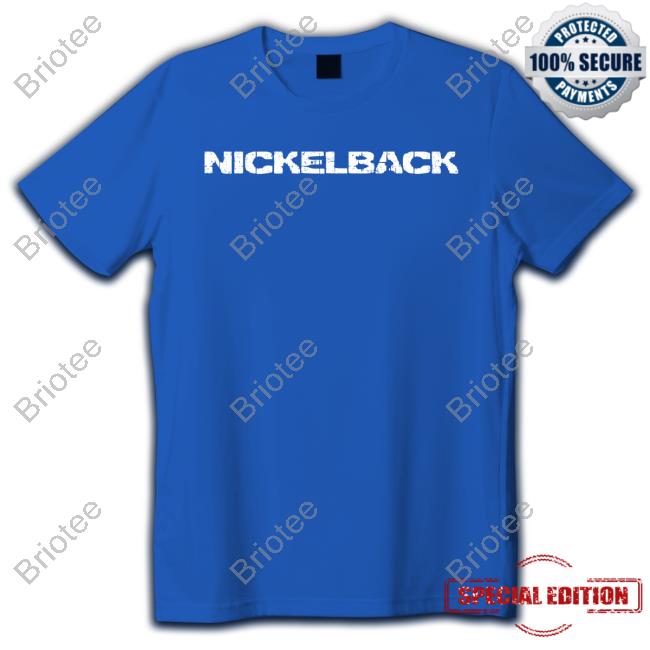 Official Nickelback Merch All The Right Reasons Logo Coal Tee All The Right Reasons Logo Coal Tee