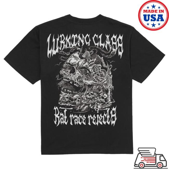 Official Lurking Class Clothing Merch Shop Rat Race Hot Shirt - Black LurkingClass