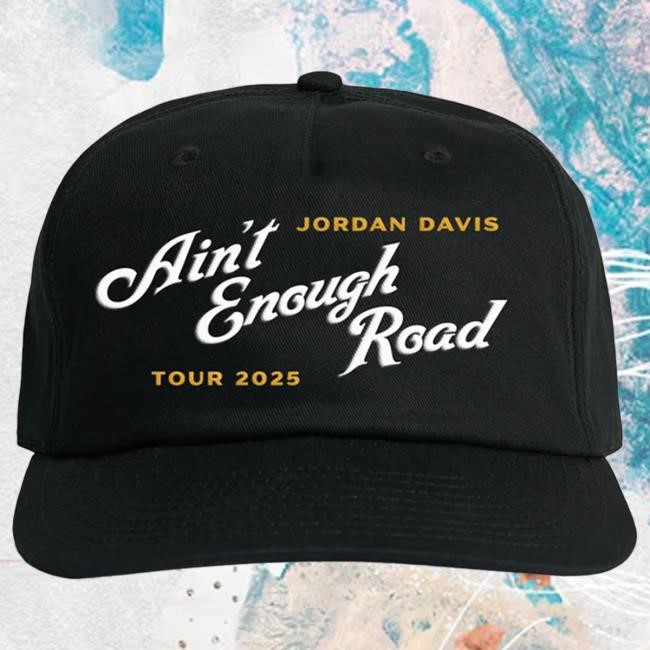 Ain’t Enough Road U.S. Tour Hat From Jordan Davis Store Jordan Davis Official Ain’t Enough Road U.S. Tour Hat Accessory