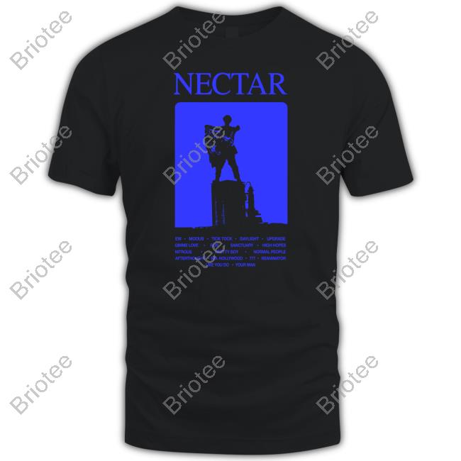 Official Joji Store Nectar Blue Tracklist Shirt