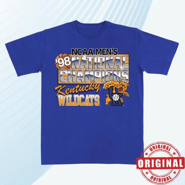 Official Slam Goods Kentucky '98 National Champions Heavy Hot Shirt SlamGoods
