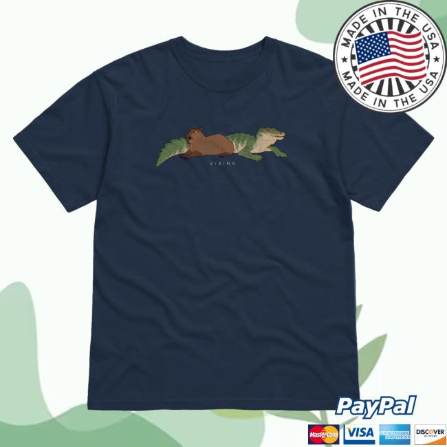 Gatorsdaily Capybara True Navy Tshirt
