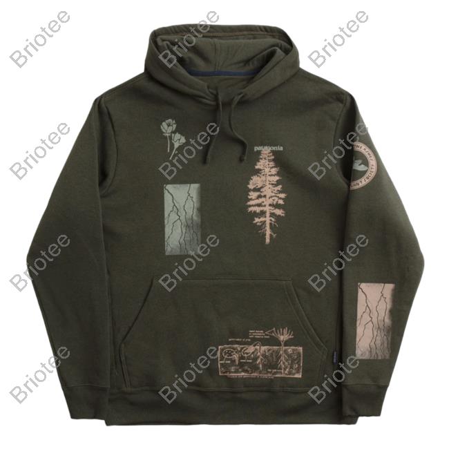 Official Flatspot Patagonia Pyrophytes Uprisal Sweatshirt Basin Green