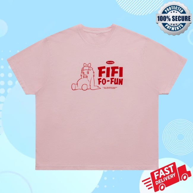 Fifi Fo Fun Bejeweled Beasts Tee in Sky Pleasing Shop Apparel