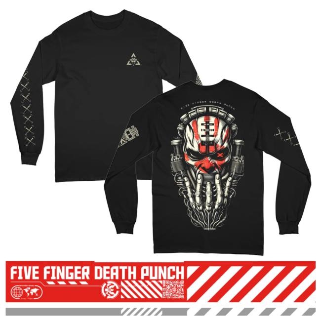 Official Five Finger Death Punch Merch Store Psychonaut Long Sleeve Tees Five Finger Death Punch Clothing Shop
