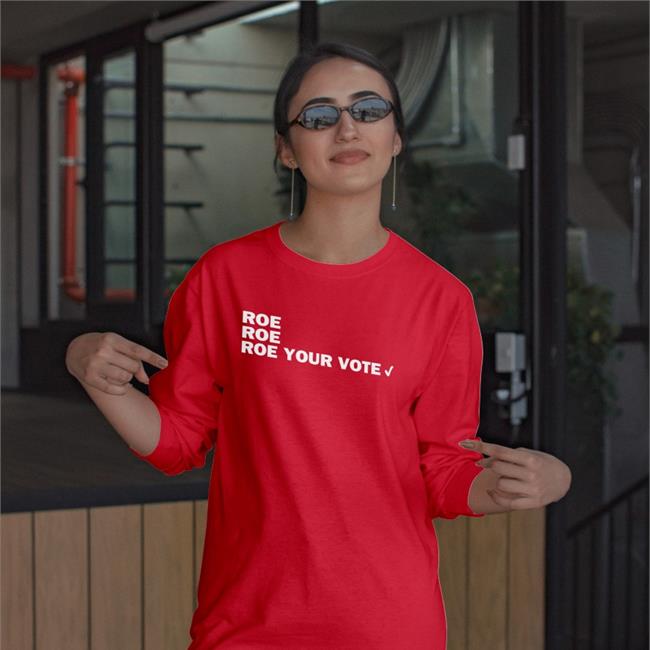 CAHeidelberger Roe Roe Roe Your Vote Hoodie