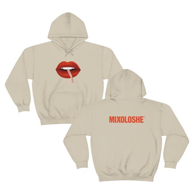 Official OT5 Daily Mixoloshe Merch Store The Mixoloshe Lips Pull Over Hoodie OT5Dailys Apparel Clothing Shop