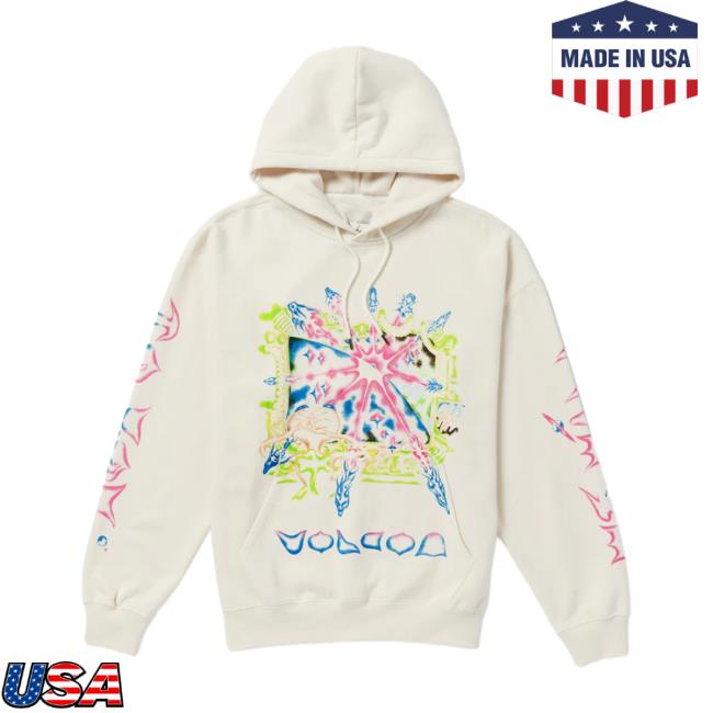 Volcom Stone Clothing Shop Store Featured Artist Sam Ryser Sweatshirt Off White