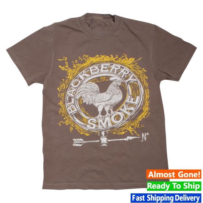 Official Blackberry Smoke Merch Store Blackberry Smoke Weathervane Shirt - Espresso