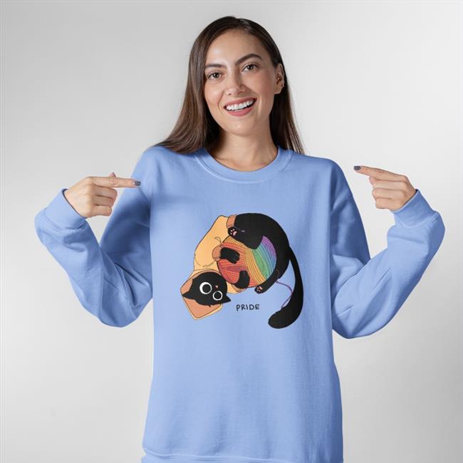Purr-ide T Shirts WolfyTheWitch Merch Pride