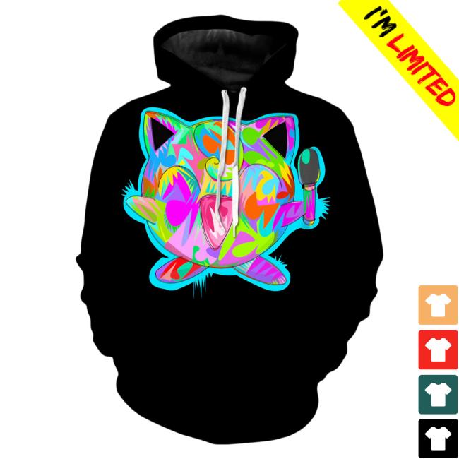 Official Jiggly Black Unisex Pullover Sweatshirt