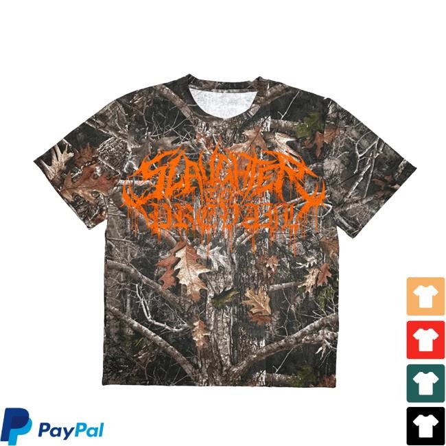 Slaughter To Prevail - Camo White Mask New T-Shirt Slaughter To Prevail Merch