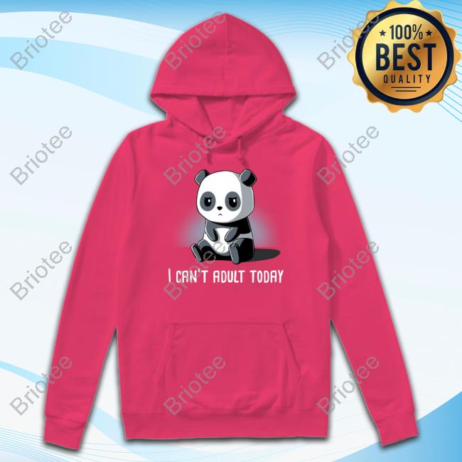 Panda I Can't Adult Today Sweatshirt