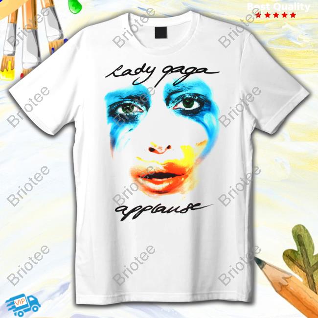 Official Lady Gaga Shop Applause Facepaint Tee