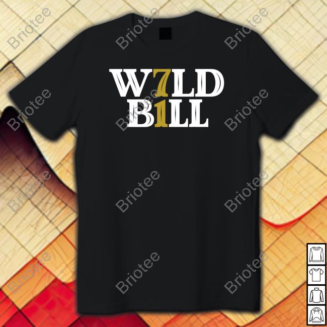 Official Vegas Varsity Merch Wild Bill Tee