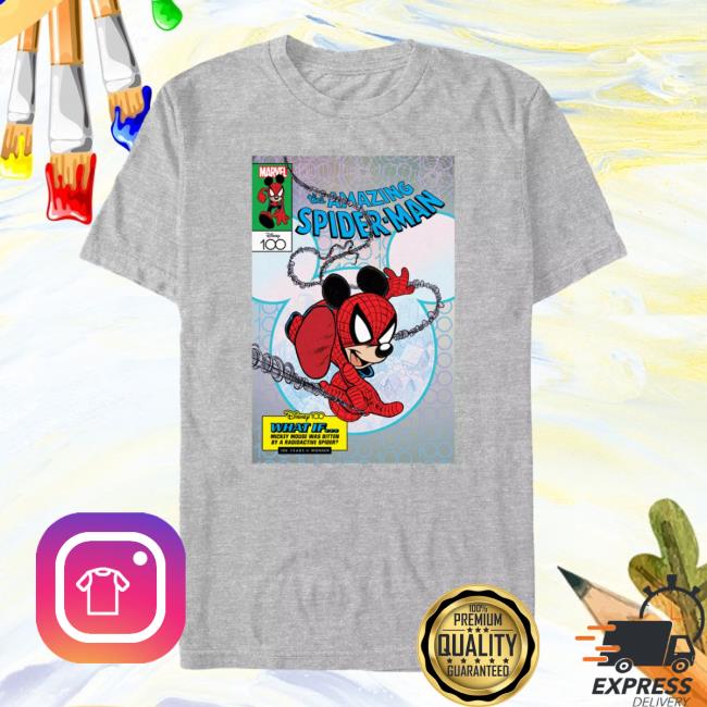 Official Shop Disney Mickey Mouse – The Amazing Spider-Man T Shirt – Disney 100