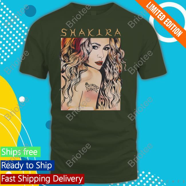 Shakira Merch Laundry Service Illustrated Shirts