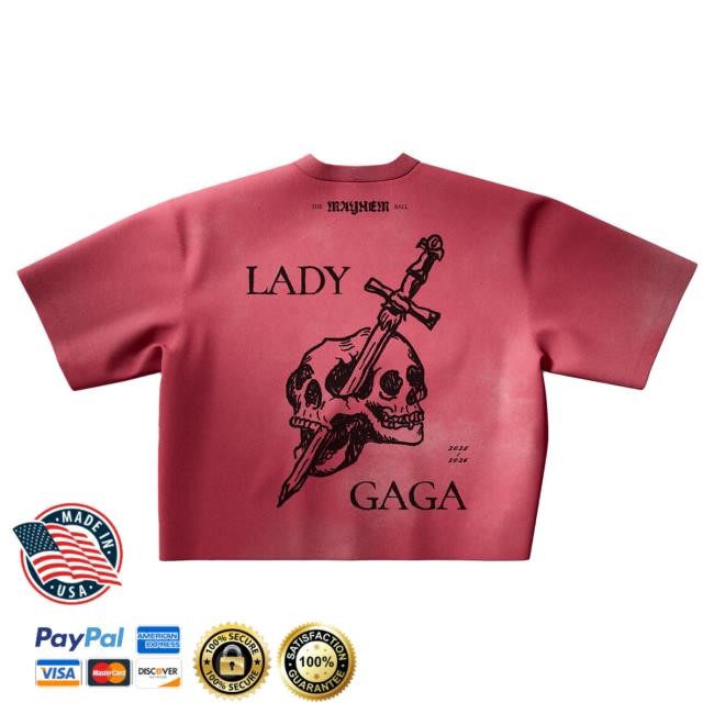 Lady Gaga Skull Tshirt | Lady Gaga Merch Store Shop Official