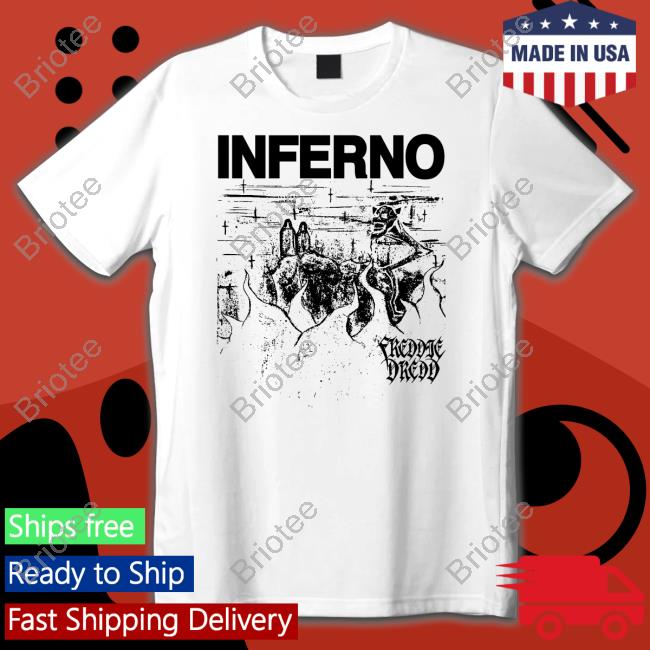 Freddie Dredd Merch Freddie Dredd Inferno White Tee