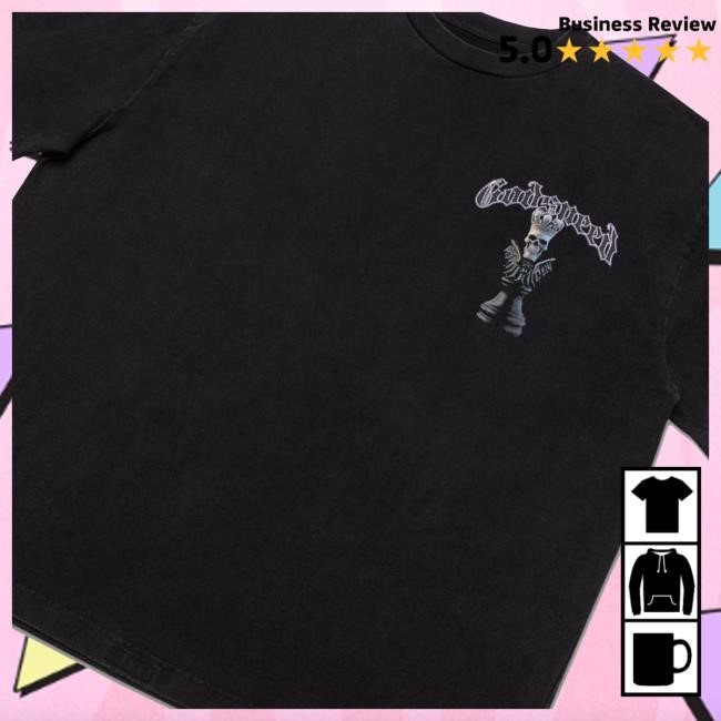 King 4Ever Tshirt (Black) Official Godspeed New York Merch Store Godspeednewyork