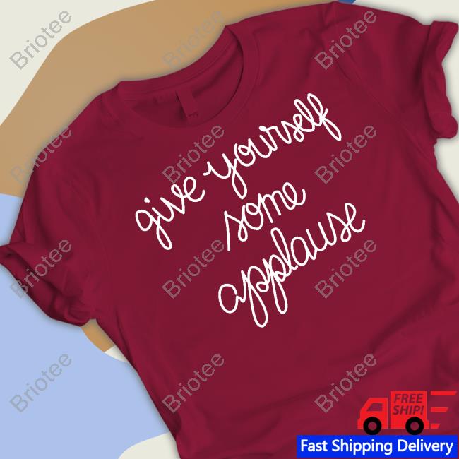 Sofia Carson Wearing Give Yourself Some Applause Sweatshirt