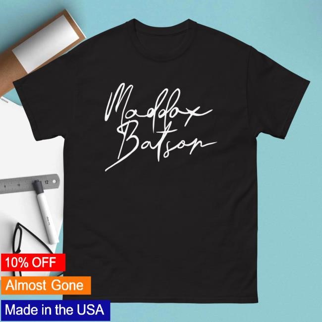 Maddox Batson Signature New Tee Maddox Batson Merch