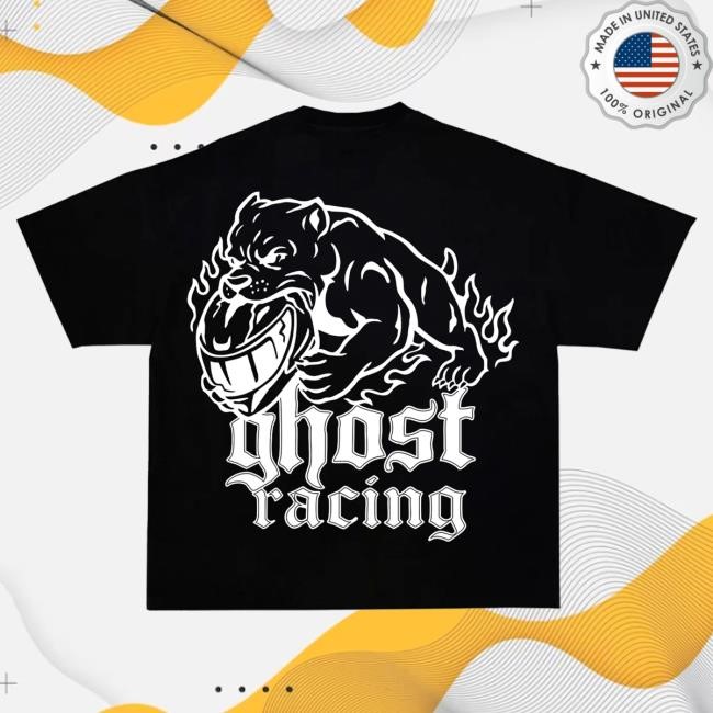 Official Ghost Racing Merch Pitbull New Shirt - Black