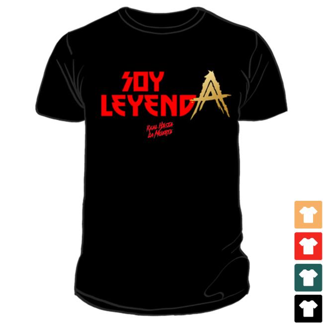 Official Anuel Aa Clothing Store Shop Anuelmerch Soy Leyenda Black Shirt Anuelaa Merch
