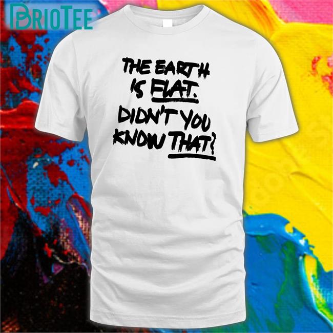 Min Yoongi The Earth Is Flat Didn't You Know That Classic Unisex Shirt 2022