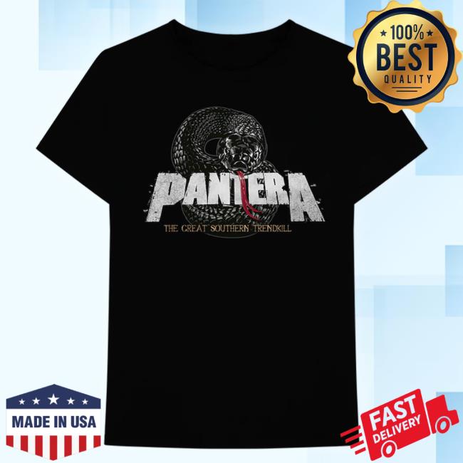 Official Pantera Merch Store Shop Pantera Snake Trendkill Attractive Shirt
