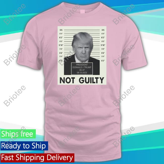 47Hat Shop Donald Trump President Trump Not Guilty Tee The Trump Train