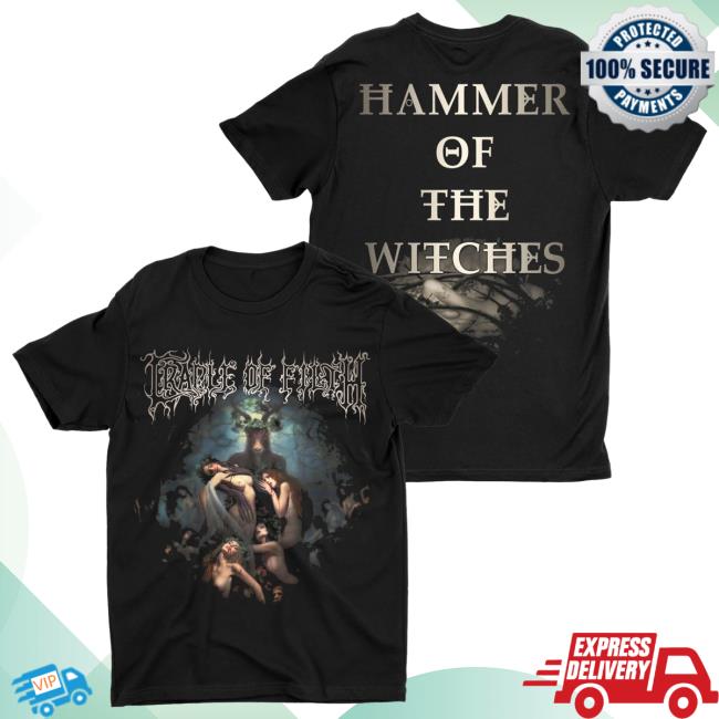 Official Night Shift Merch Indie Merch Store Cradle Of Filth - Hammer Of The Witches T-Shirt NightShiftMerch IndieMerchStore