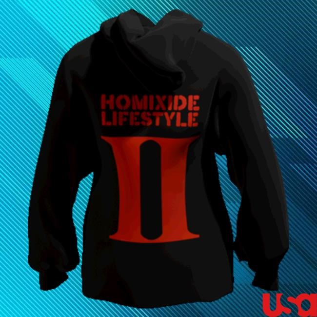 Official Homixide Gang Merch Store HL2 Hooded Sweatshirt