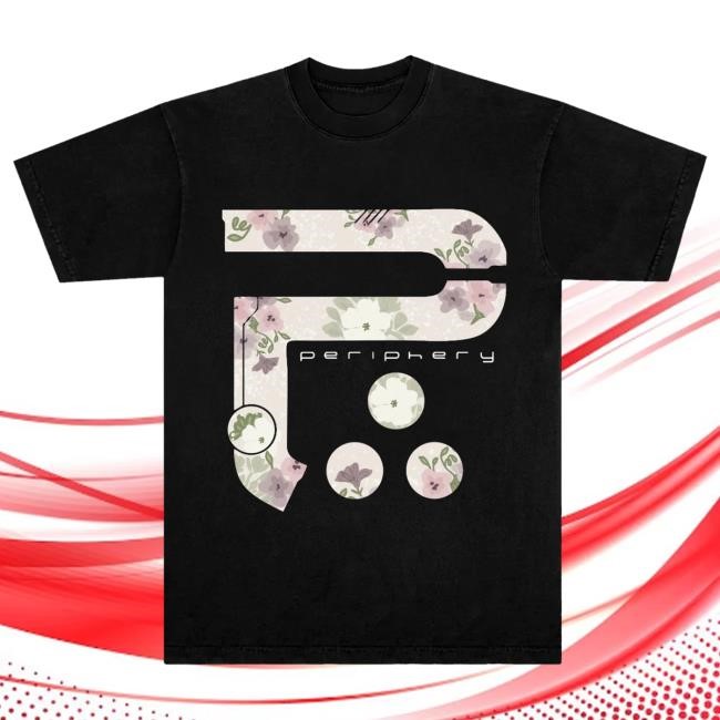 Periphery Official Merch Floral P Logo 2.0 Top Shirt