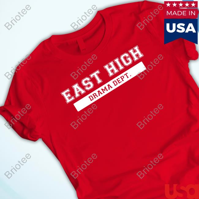 Official Rinaschocolate East High Drama Dept Tee Shirt