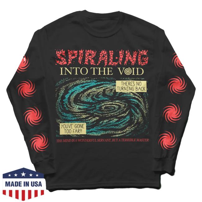 Official Wizard Of Barge We All Spiral Into The Void Every Now And Then Long Sleeve Shirt 2023 Wizardofbarge