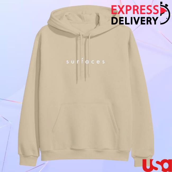 Official Merch Bar Surfaces Store Logo Popover Hoodie Sand MerchBar Shop