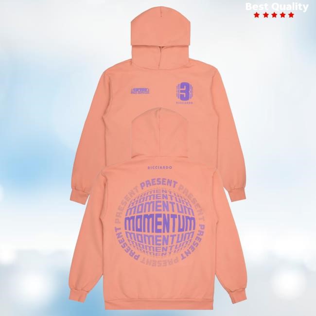 Official Enchante Clothing Apparel Daniel Ricciardo RIC3 Present Momentum Peach Shirts Enchante Merch Store