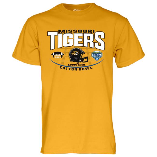 Official Mizzou Cotton Bowl Mizzou Tigers Step Ahead Mizzou Cotton Bowl Football Helmet Gold Hoodie