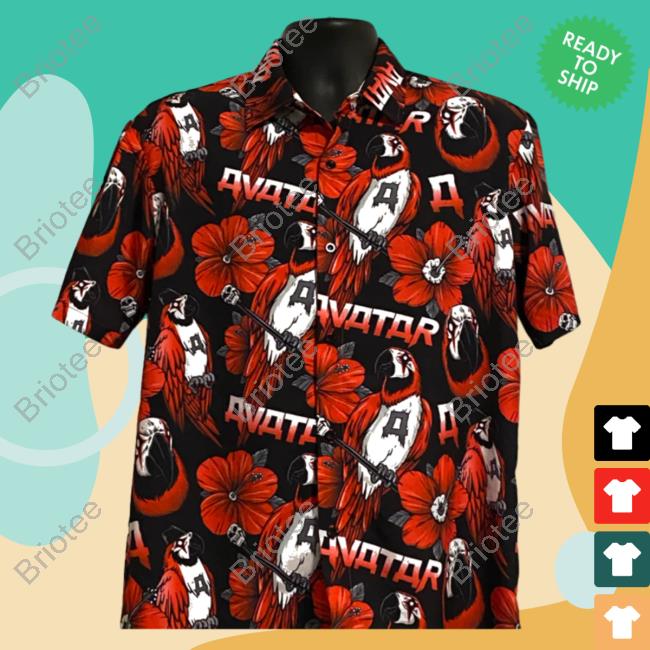 Avatar Merch Parrot Hawaiian Tee Shirt
