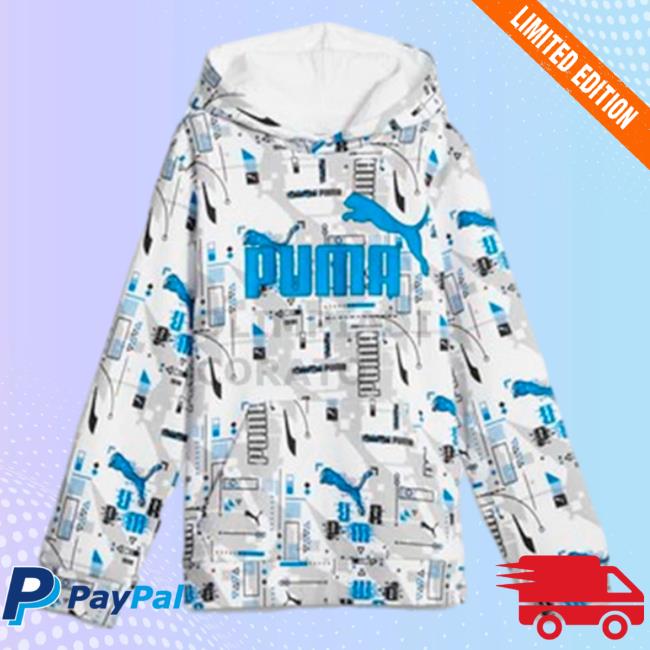 Official Handball Store Futbol Emotion Puma Essentials Futureverse Aop White Sweater Futbolemotion 3D All Over Print