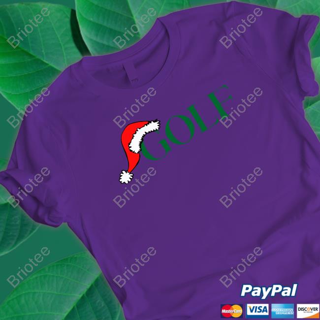 Golf Santa T Shirt White