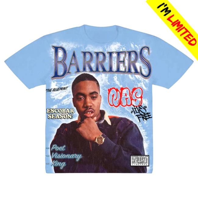 Official Barriers Worldwide Clothing Barriers X Nas - Popover Shirt
