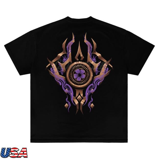 Official Cloudeelle Merch Store Cloudeelle "Deadeye" - Oversized Top Shirt Back Only (Large Design)