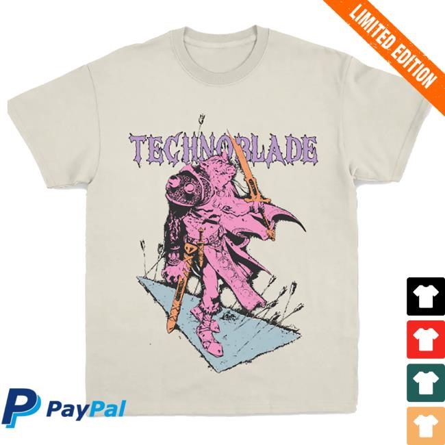 Technoblade Blood God Tee Shirt – Technoblade Official