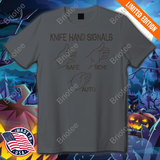 Ryan Mcbeth Merch Knife Hand Signals Safe-Semi-Auto Tank
