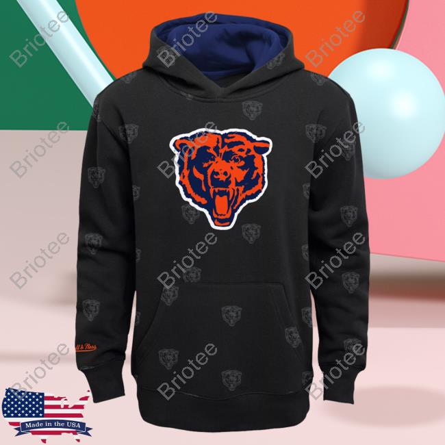 Official Dick's Sporting Goods Clothing Shop Store Mitchell & Ness Chicago Bears All Over Print Black Sweatshirt 3D AOP Dickssportinggoods Merch